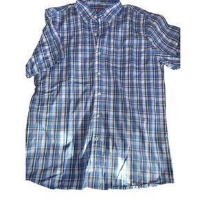 IZOD POPLIN COTTON SHIRT - size L LARGE